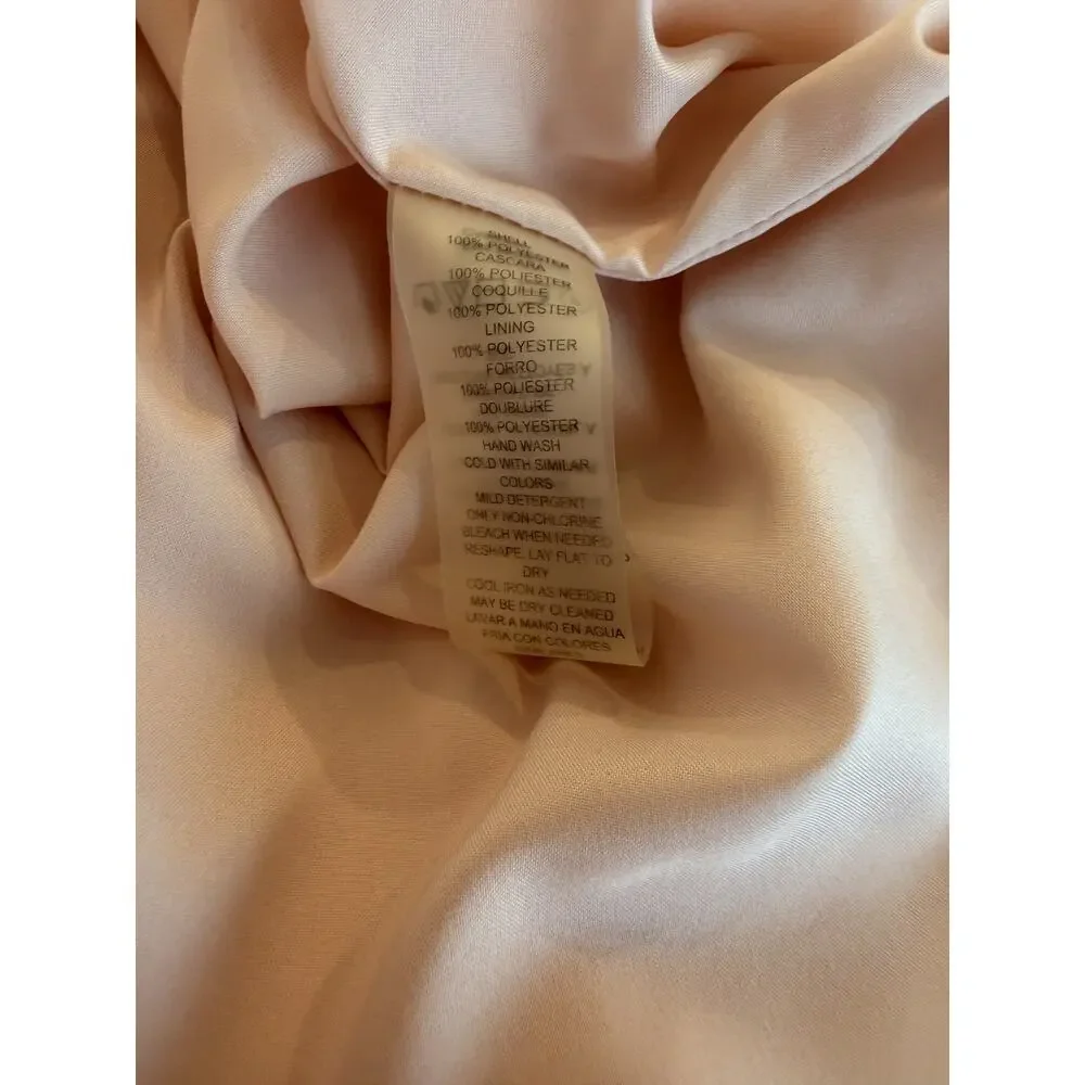 Vince Camuto Cap Sleeve Midi Dress In a Pretty Pale Blush - Size 10, NWOT